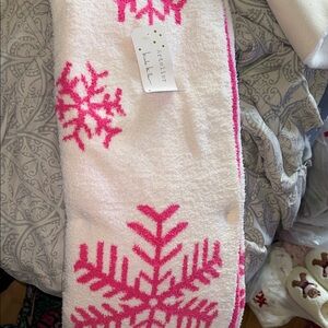 Viral pink Christmas Blanket